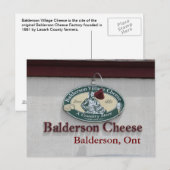 Balderson Cheese Briefkaart (Voorkant / Achterkant)