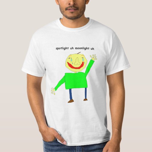 Baldi's Basics in Moonlight T-shirt (Voorkant)
