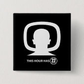 Baldo - 22 minuten vierkante button 5,1 cm (Voorkant)