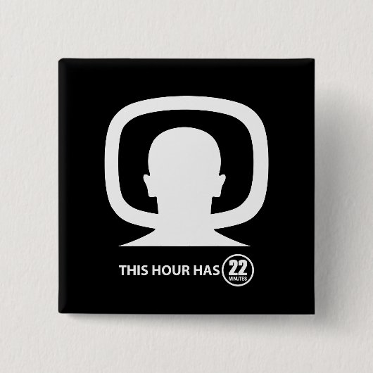 Baldo - 22 minuten vierkante button 5,1 cm (Voorkant)