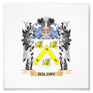 Baldry-wapenklep - familiekust foto afdruk