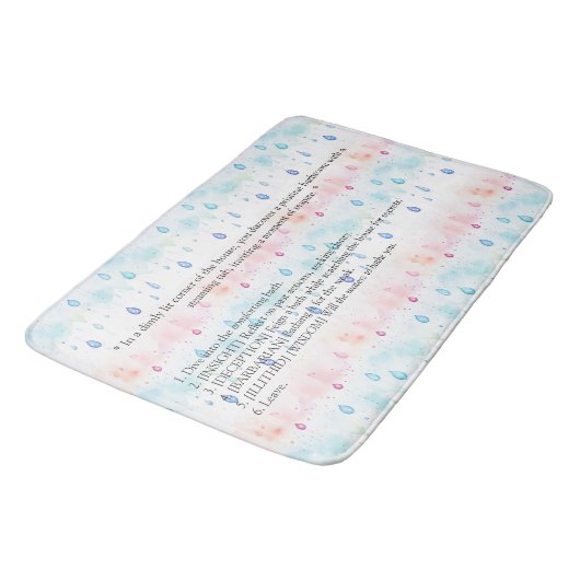 Baldur's Gate 3 geïnspireerd Badmat (Gekanteld)