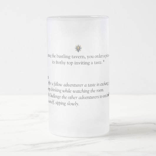 Baldur's Gate 3 geïnspireerd Matglas Bierpul (Center)