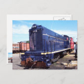 Baldwin B&O-locomotief # 412 Briefkaart (Voorkant / Achterkant)