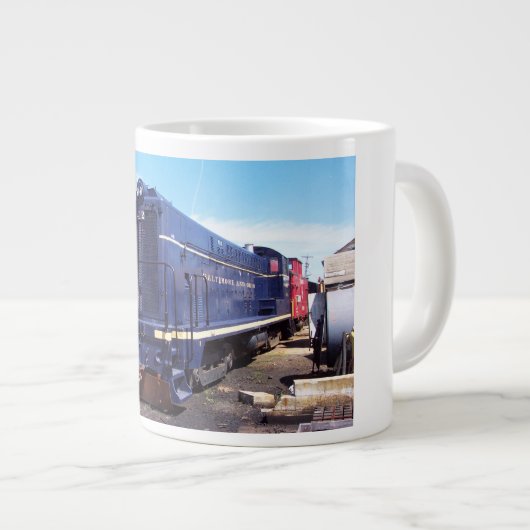 Baldwin B&O-locomotief #412 Jumbo-Mok Extra Grote Mok (Voorkant rechts)