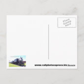 Baldwin Built Reading Railroad Camelback #1187 Briefkaart (Achterkant)