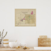 Baldwin City, Douglas County, Kansas Poster (Keuken)