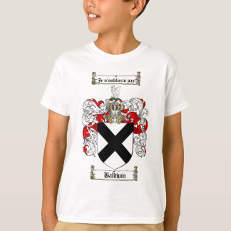 BALDWIN FAMILIE CREST - BALDWINCOAT VAN WAPENS T-SHIRT