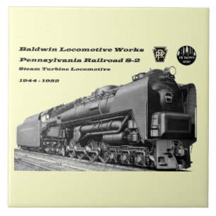 Baldwin Locomotive Works S-2 PRR Steam Turbine Tegeltje