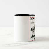 Baldwin Locomotive Works Tweekleurige Koffiemok (Center)