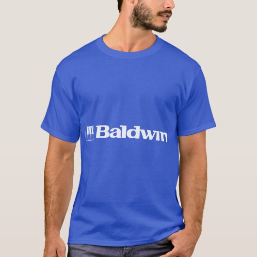 Baldwin Piano Keyboards Merken T-shirt (Voorkant)