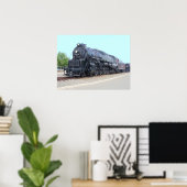 Baldwin — Reading Railroad Locomotive 2124 Poster (Thuiskantoor)