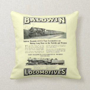 Baldwin Steam Locomotive Mountain Type in 1924 Kussen