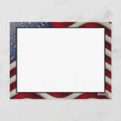 Baldwin the Cute Bald Eagle Briefkaart (Achterkant)