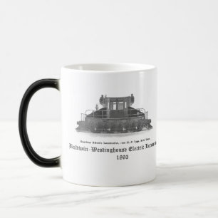 Baldwin Westinghouse Elektrische locomotief 1893 Magische Mok