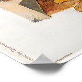 Bâle. Suisse, Ville des musées, Affiche de voyage (Coin)