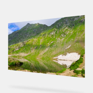 Balea Lake Mountain Slope – Romania Alpine Print