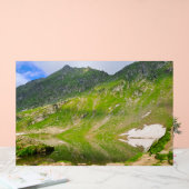 Balea Lake Mountain Slope – Romania Alpine Print (Mariage)
