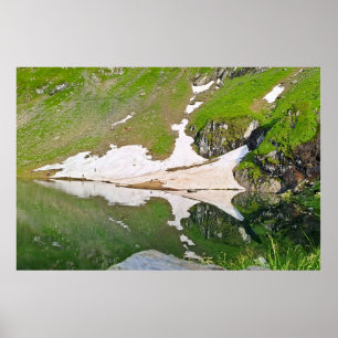 Balea-meer Alpenlandschap - Wilde Natuur Roemenië Poster