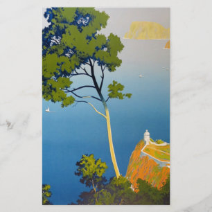 Balearische Eilanden Vintage Franse Reis Briefpapier