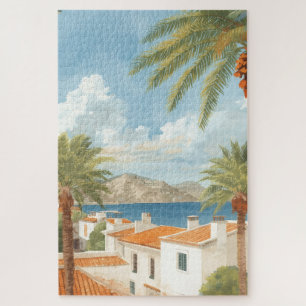 Balearische Eilanden Vintage Franse Reis Legpuzzel