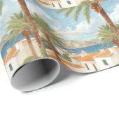 Baleartse Eilanden Oude Franse Reis Cadeaupapier (Rol Hoek)