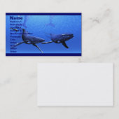 Baleine 01 Carte de visite (Devant / Derrière)