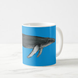 Baleine à bosse bleu Mug