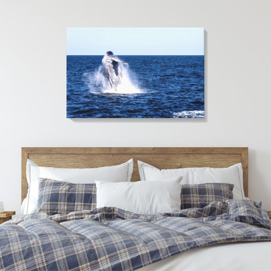 Baleine à bosse toile étirée Imprimer (Insitu(Chambre))