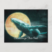 Baleine à bosse volant vers les cartes postales de (Devant)