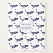 Baleine bleu aquarelle (Dos)
