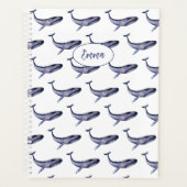 Baleine bleu aquarelle (Devant)