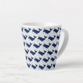 Baleine bleue, Mug latte nautique (Angle droit)