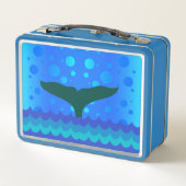 Baleine Bonjour Métal Lunchbox (Dos)