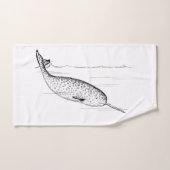 Baleine de Narwhal (Serviette à main)
