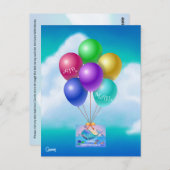 Baleine de passage postal - Carte postale (Devant / Derrière)