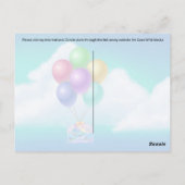 Baleine de passage postal - Carte postale (Dos)