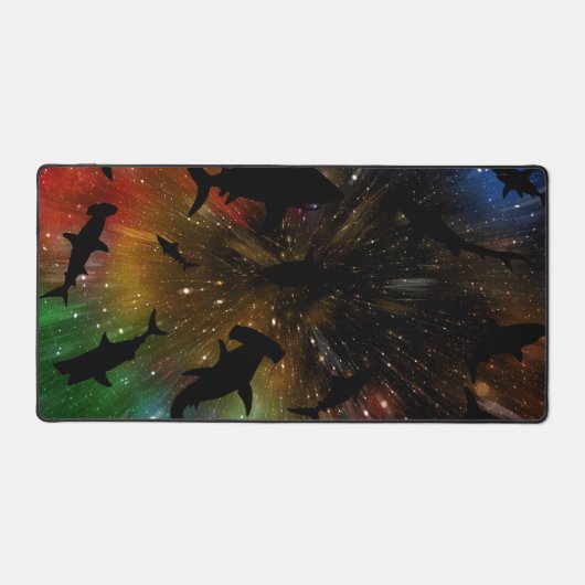Baleine de requin-requin ombragé sur galaxie incli (Recto)