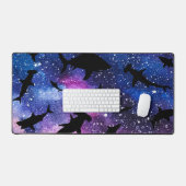 Baleine de requin-requin ombragé sur galaxie incli (Clavier et souris)