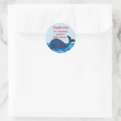 Baleine D'Un Sticker Baby shower (Sac)