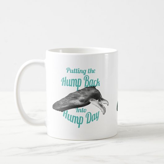 Baleine D'Une Mug De Café Fête De La Humpe