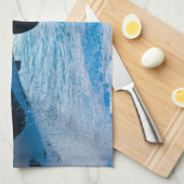 Baleine d'une serviette de cuisine de temps (Quart Plié)
