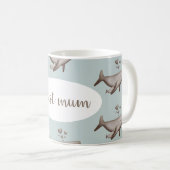 Baleine et tasse de bébé pour la personnalisation (Devant droit)