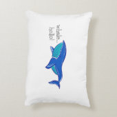 Baleine Hello Funny Accent Coussin (Dos(Vertical))