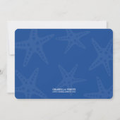 Baleine | Invitation de fête d'anniversaire (Dos)