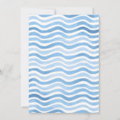 Baleine Invitation du 2e anniversaire (Dos)