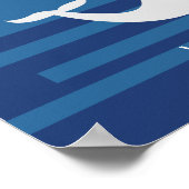 Baleine | Livre d'or pour une baby shower à imprim (Coin)