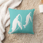 baleine mère et bébé sur un oreiller bleu (Couverture)