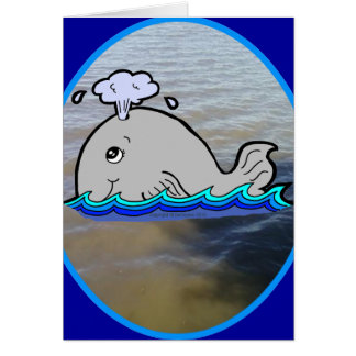 Baleine mignonne dans l'eau