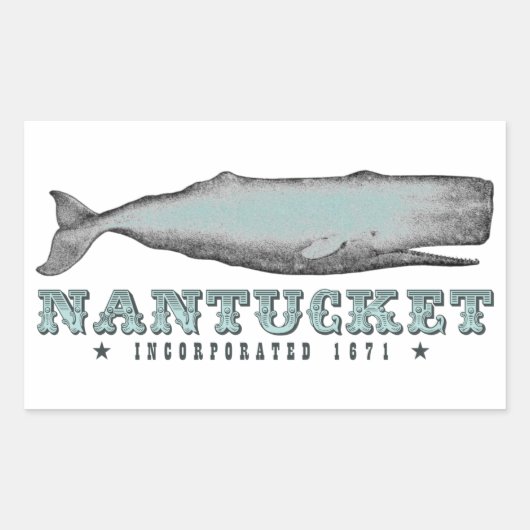 Baleine Nantucket MA Inc 1671 Stickers (Devant)